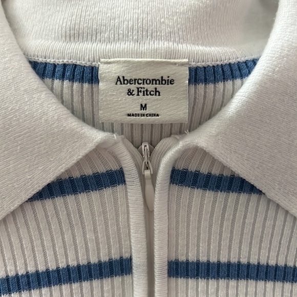 Abercrombie & Fitch striped polo sweater - Picture 3 of 4